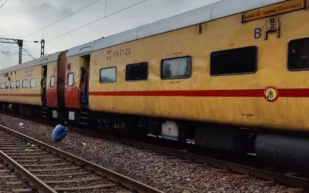 Express train engine failed